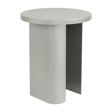 Măsuță auxiliară rotundă din metal ø 35 cm Sato – noo.ma