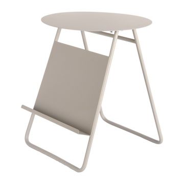 Măsuță auxiliară rotundă din metal ø 40 cm Esencia – Leitmotiv