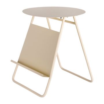 Măsuță auxiliară rotundă din metal ø 40 cm Esencia – Leitmotiv