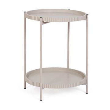 Măsuță auxiliară rotundă din metal ø 42 cm Herdys – Yes Everyday