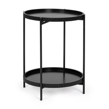 Măsuță auxiliară rotundă din metal ø 42 cm Herdys – Yes Everyday