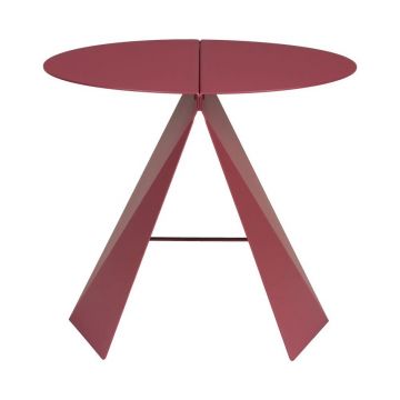 Măsuță auxiliară rotundă din metal 45x46 cm Foldy – Zuiver