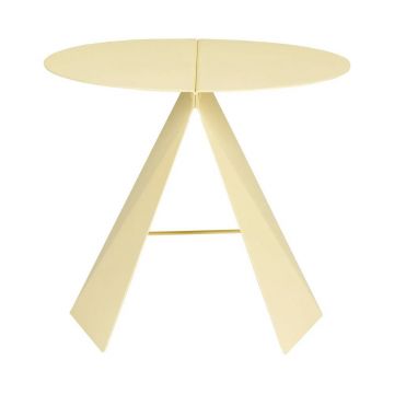 Măsuță auxiliară rotundă din metal 45x46 cm Foldy – Zuiver