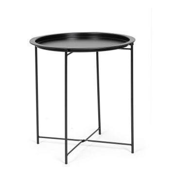 Măsuță auxiliară rotundă din metal ø 47 cm Hilmar – Yes Everyday