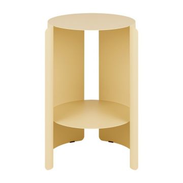 Măsuță auxiliară rotundă din oțel ø 32 cm Wa – noo.ma