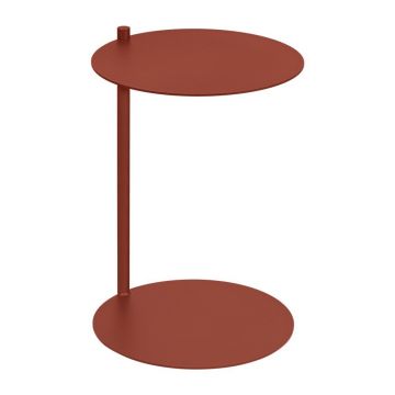 Măsuță auxiliară rotundă din oțel 41x40 cm Ande – noo.ma