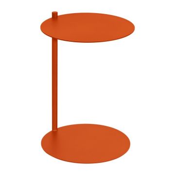 Măsuță auxiliară rotundă din oțel 41x40 cm Ande – noo.ma