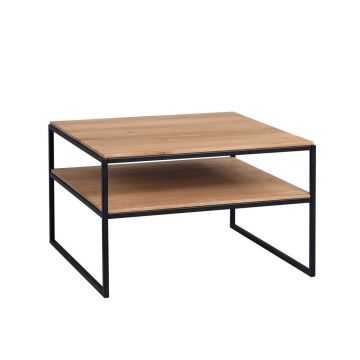 Măsuță De Cafea din lemn, metal, 65/65/45 cm