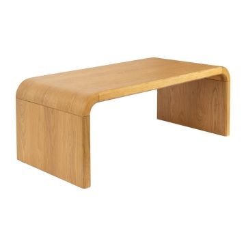 Măsuță de cafea în culoare naturală cu aspect de lemn de stejar 60x120 cm Brave – Zuiver