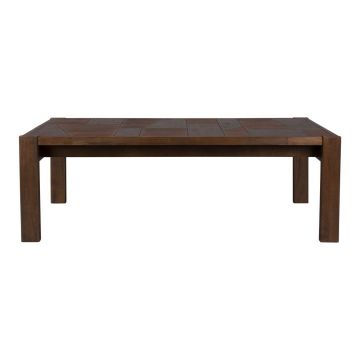 Măsuță de cafea în culoare naturală închisă din lemn masiv 60x120 cm Bruneau – Dutchbone