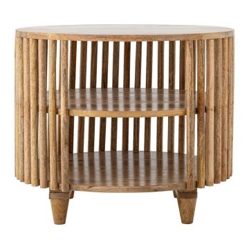 Măsuță de cafea în culoare naturală rotundă din lemn de mango ø 60 cm Sali – Bloomingville