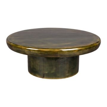 Măsuță de cafea verde rotundă din lemn de mango ø 60 cm Mush – Dutchbone