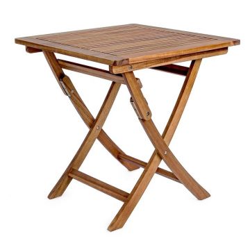 Măsuță de grădină din lemn de acacia 70x70 cm Noemi – Bizzotto