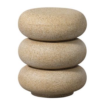 Măsuță de grădină rotundă cu aspect de piatră ø 40 cm Laurel – WOOOD