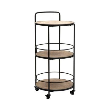 Măsuță de servire cu roți din metal 41,5x40 cm Arex – Mauro Ferretti