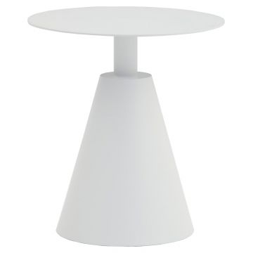 Masuta de cafea CADIZ Φ50x56 CM - Alb