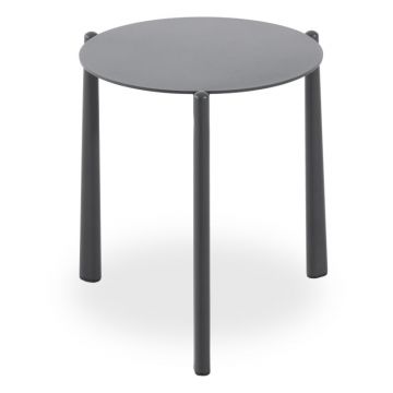 Masuta de cafea DENERIS Ø45 x 47 CM - Gri inchis