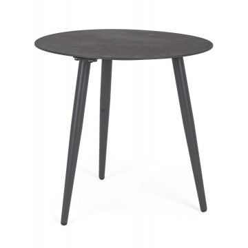 Masuta de cafea RIDLEY Ø50 CM - Gri inchis