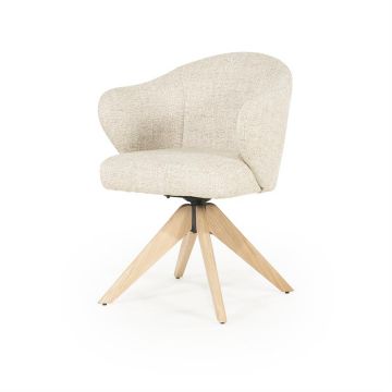 Scaun DELNOR NATUREL - Beige