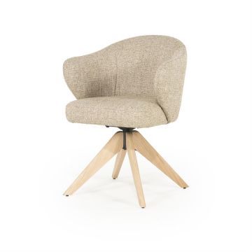 Scaun DELNOR NATUREL - Taupe