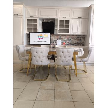 Set vega2 masa + 6 scaune