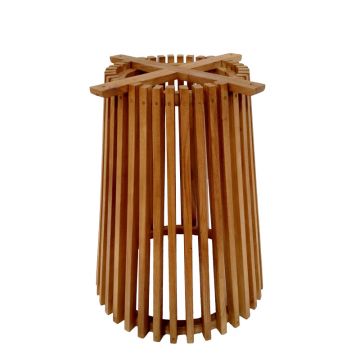 Baza de masa pentru interior cu functie Galy, Lemn Mindi, 60x75 cm