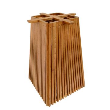 Baza Masa Bar cu Functie Darius, Lemn Mindi, 60x60x90 cm