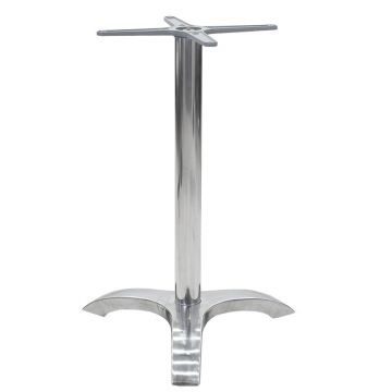 Baza masa bar înaltime medie Greet, Aluminiu, 59x59x72 cm