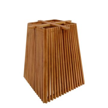 Baza masa de interior cu functie de sustinere stabila Darius, Lemn Mindi, 60x60x75 cm