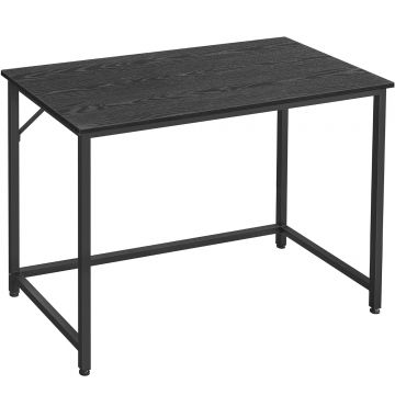 Birou cadru otel stil industrial compact, 50x100x75 cm, maxim 50 kg, negru
