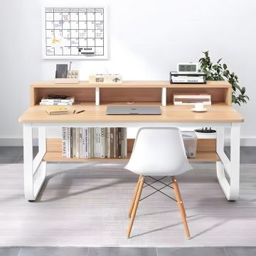 Birou de lucru cu funcție de organizare Evrepy, și metal, 100x60x73 cm