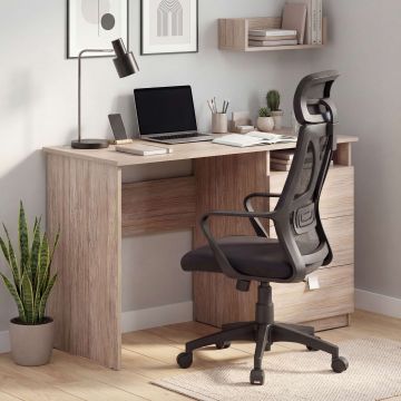 Birou LINEA 3 sertare, Oak