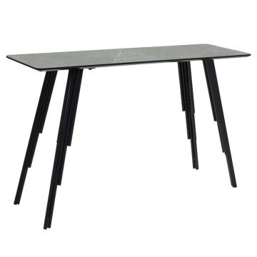 Consolă Lifo, Gri inchis ciment-negru 120x40x75 cm