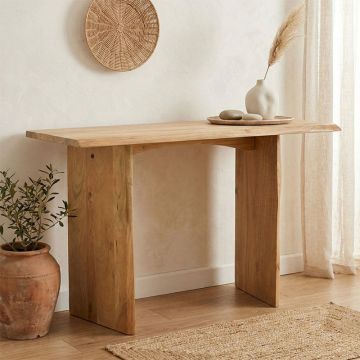 Consolă Mende, Lemn Masiv de Acacia, 110x50x76 cm