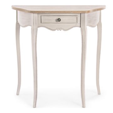 Masă consolă crem 35x80 cm Clarisse – Bizzotto