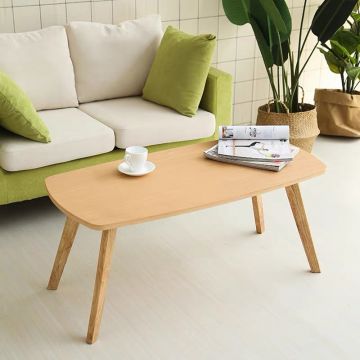 Masă de cafea cu spațiu de depozitare Komela, Natur, 100x48x45 cm