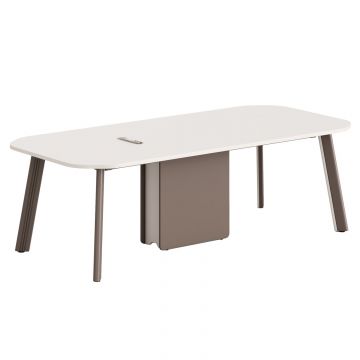 Masa de conferinta BORNEL 240 x 110 CM - Cream / 240x110cm