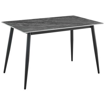 Masă din metal, 120/75/75 cm,