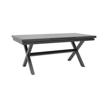 Masa extensibila Dagyn Alb din aluminiu, 180-240x90x76 cm