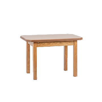 Masa extensibila Gera 110-170 cm din lemn si MDF furniruit, stejar