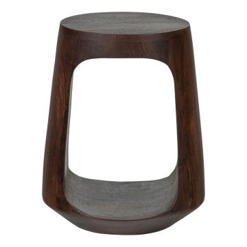 Măsuță auxiliară rotundă din lemn de mango ø 33 cm Bayo – WOOOD