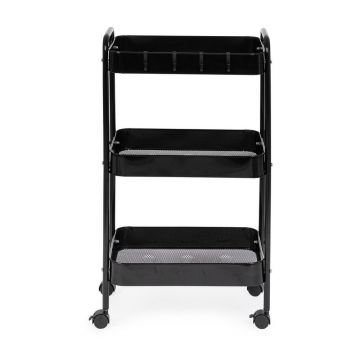 Măsuță de servire cu roți din metal 29,5x41 cm Leiky – Yes Everyday