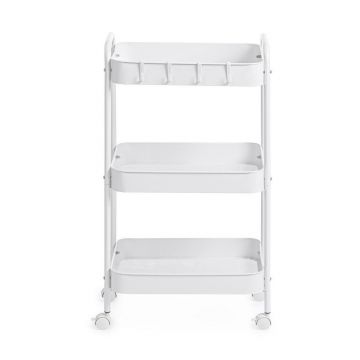 Măsuță de servire cu roți din metal 29,5x41 cm Leiky – Yes Everyday