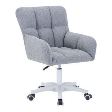 Scaun de birou Givole, gri/negru, 55x50x76-86 cm