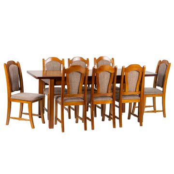 Set masa dining Ina nuc, 160 200 x 80 x 76 cm