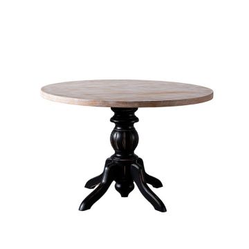 Masa ALBERO32, negru, 115x75x115 cm