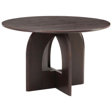 Masă din lemn, 120/120/76 cm,