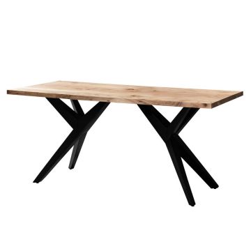 Masă din lemn, 120/60/76 cm,