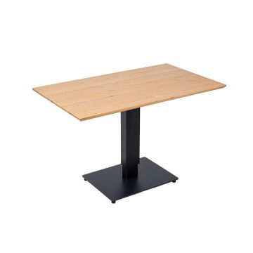 Masă din lemn, metal, material pe bază de lemn, 120/70/75-110 cm,