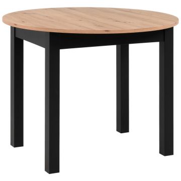 Masă din material pe bază de lemn, 100/100/75 cm,